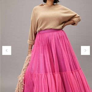 Anthropologie Plus Size Tulle Skirt